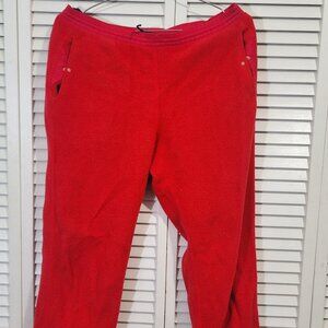 Patagonia fleece pants size medium coral